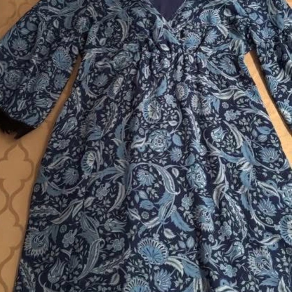 Blue Floral Candies Dress - Size 4